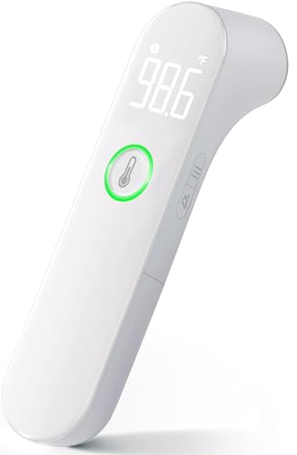 Thermometer for Adults and Kids, Fast Accurate Baby Thermometer with Fever Alarm & Mute Mode, FSA Eligible, Lifetime Support -Take Quick Temperature Easily