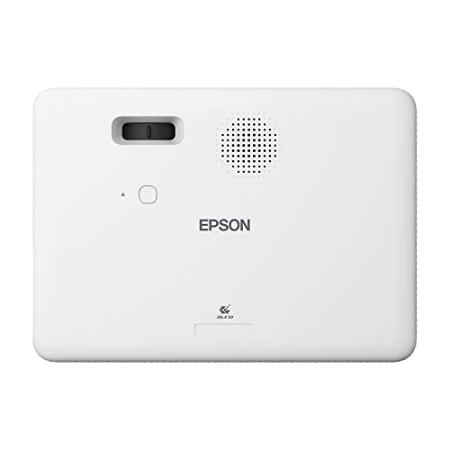 Epson EpiqVision Flex CO-W01 Portable Projector, 3-Chip 3LCD, Widescreen, 3,000 Lumens Color/White Brightness, 5 W Speaker, 300-Inch Home Entertainment and Work, Streaming Ready