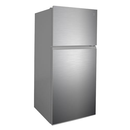 Kenmore 30 in. 18.2 cu. ft. Capacity Refrigerator/Freezer with Adjustable Glass Shelving, Humidity Control Crispers, Gallon Door Bins, ENERGY STAR Certified, Fingerprint Resistant Stainless Steel