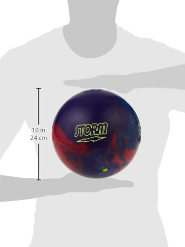 Storm Phaze II Bowling Ball, Red/Blue/Purple, 14 lb