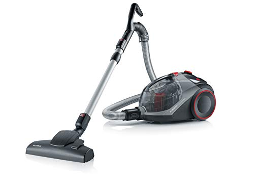 Severin S'Power Extreme Bagless Canister Vacuum Cleaner, Midnight Black