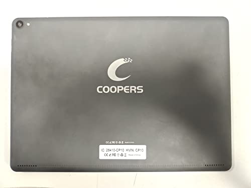 COOPERS Tablet 10 inch Android Tablets, Android 12 Tablet Quad Core Processor 32GB Storage Tablet Computer, 4GB RAM, 8MP Camera, Long Battery Life Black