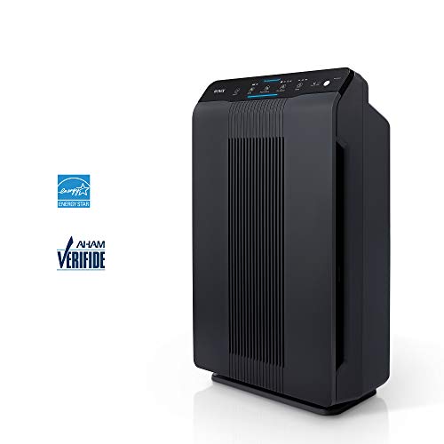 Winix 5500-2 Air Purifier with True HEPA, PlasmaWave and Odor Reducing Washable AOC Carbon Filter Medium