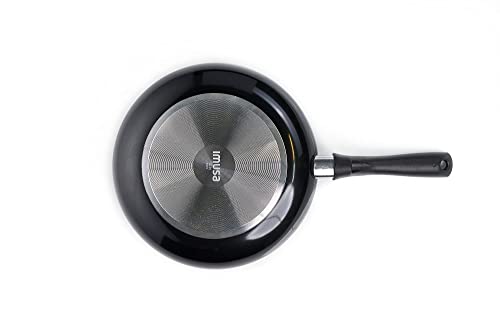 IMUSA Nonstick Bistro Saute Pan 8-Inch, Black