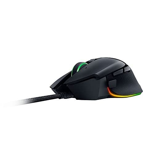 Razer Basilisk V3 Customizable Ergonomic Gaming Mouse: Fastest Gaming Mouse Switch - Chroma RGB Lighting - 26K DPI Optical Sensor -Classic Black