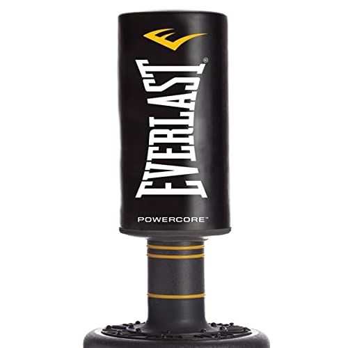 Everlast P00001266 Powercore Free Standing Indoor Rounded Heavy Duty Fitness Training Punching Bag