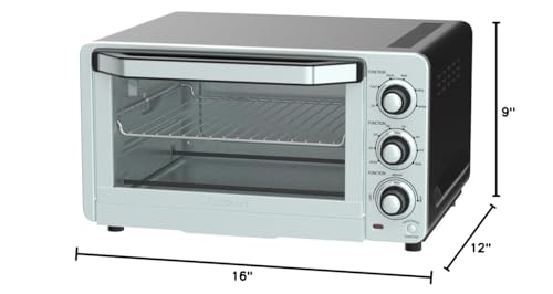 Cuisinart TOB-40N Custom Classic Toaster Oven Broiler, 17 Inch, Black