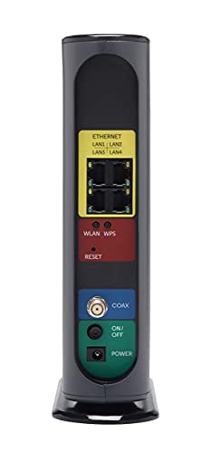 Motorola MG7550 - Modem with Built in WiFi | Approved for Comcast Xfinity, Cox, Spectrum | For Plans Up to 300 Mbps | DOCSIS 3.0 + AC1900 WiFi Router | Power Boost Enabled