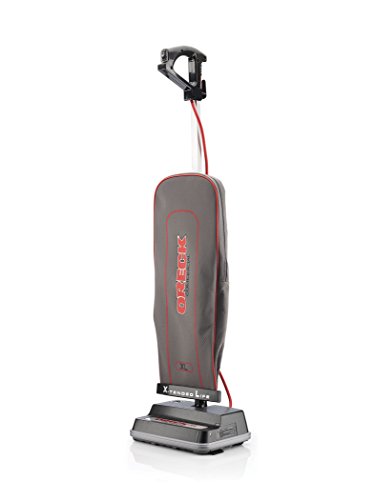 Oreck Commercial U2000RB2L-1 LEED-Compliant Upright Vacuum,Gray/Black, 9.25"D x 47.75"H x 12.5"W