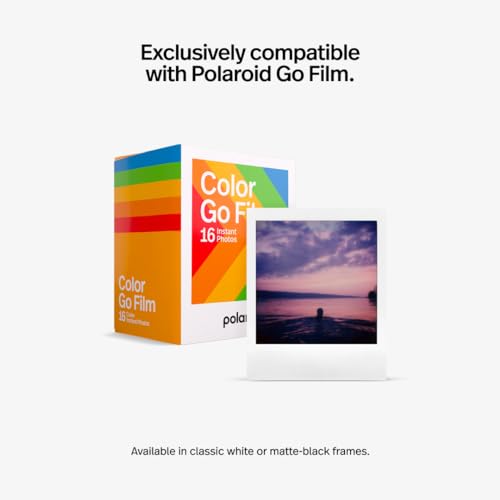 Polaroid Go Generation 2 - Mini Instant Camera + Film Bundle (16 Photos Included) - White (6282)