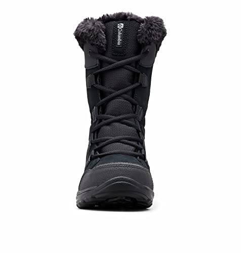 Columbia Women's Ice Maiden II Snow Boot, Black/Columbia Grey, 7 M US