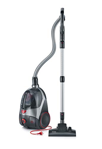 Severin S'Power Extreme Bagless Canister Vacuum Cleaner, Midnight Black