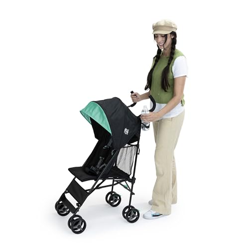 Ingenuity: ity by Ingenuity Smooth Stroll Convenience Stroller, Lightweight, with Aluminum Frame, Large Seat Area, 2 Position Recline, Extra Large Storage Basket – for Travel