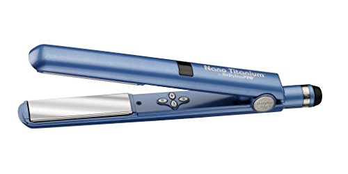 BaBylissPRO Nano Titanium Flat Iron Hair Straightener, 1" Digital Hair Straightener Iron for Professional Salon Results and All Hair Types