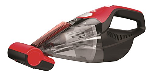 Dirt Devil Plus 16V Quick Flip Pro Cordless 16 Volt Lithium Ion Bagless Handheld Vacuum Cleaner, Red BD30025B