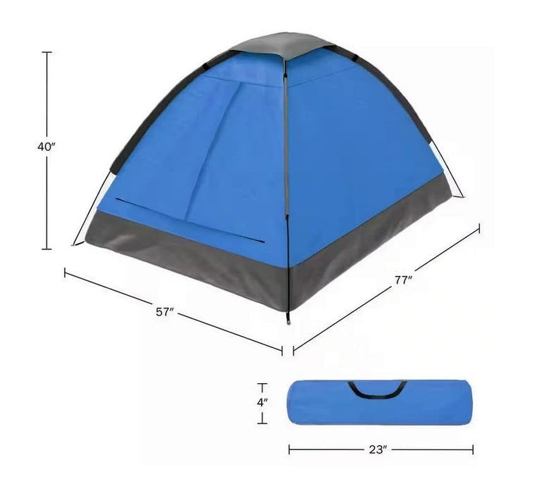 2 Person Tent – Rain Fly & Carrying Bag – Lightweight Dome Tents for Kids or Adults – Camping, Backpacking, and Hiking Gear by Wakeman Outdoors