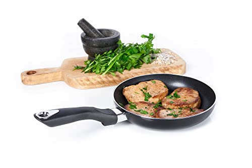 IMUSA Nonstick Bistro Saute Pan 8-Inch, Black