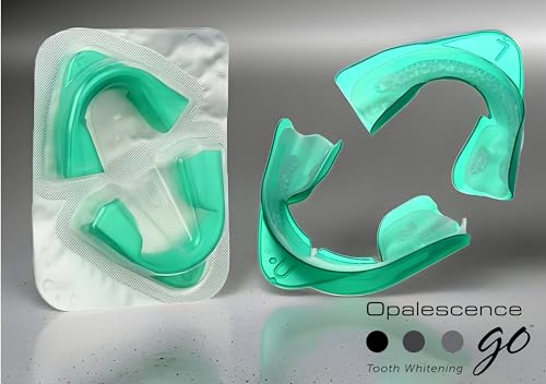 Opalescence Go 15- Prefilled Teeth Whitening Trays - 15% Hydrogen Peroxide - (10 Treatments) Made by Ultradent Products. Teeth Whitening Kit -Mint - 5194-1