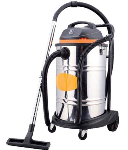 Sanguinesunny Electric Vacuum Cleaner Industrial Canister Vacuum 1400W 60L Capacity for Wet & Dry Garbage Removal,110V