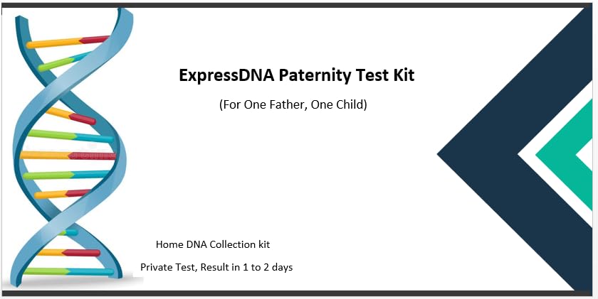 ExpressDNA Paternity Test (private test, all lab fees included, test result in 1 to 2 days)