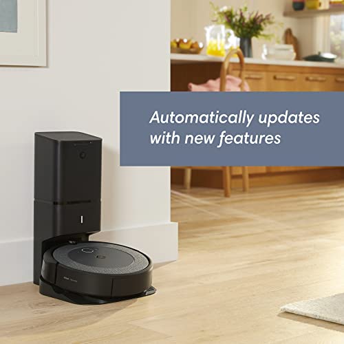 iRobot Roomba i3+ EVO (3550) Self-Emptying Robot Vacuum – Now Clean by Room with Smart Mapping, Empties Itself for Up to 60 Days, Works with Alexa, Ideal for Pet Hair, Carpets, Roomba i3+