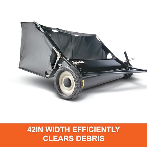 Agri-Fab 45-0320 42-Inch Tow Lawn Sweeper,Black