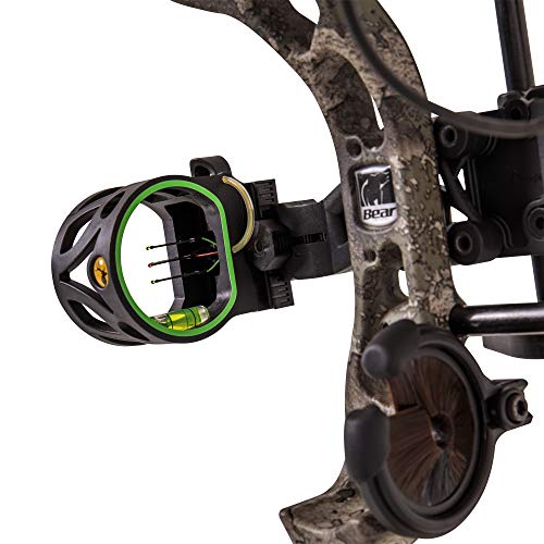 Bear Archery Royale Ready to Hunt Compound Bow Package for Adults and Youth, Left Hand, True Timber Strata