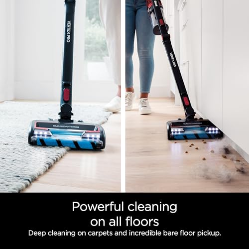 Shark IZ662H Cordless Vertex Pro Lightweight Cordless Stick Vacuum with DuoClean PowerFins, Red