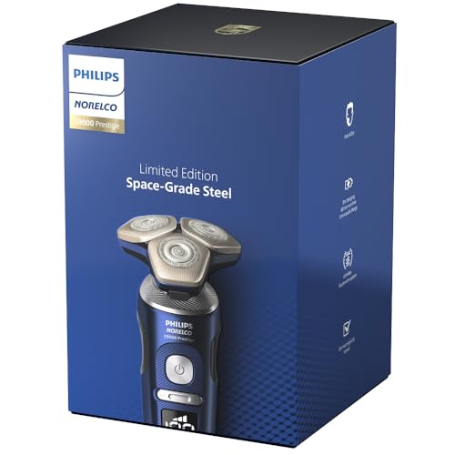 Philips Norelco S9000 Prestige Rechargeable Wet & Dry Shaver Space Grade Edition, SP9886/89