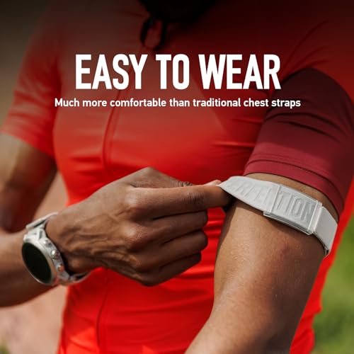 COROS Heart Rate Monitor, Comfort, Easy to wear, Auto-wear Detection, Advanced Sensor, Precise Data, Bluetooth, 38 Hours Battery Life, Compatible with up to 3 Connections, for Run and Bike-Grey