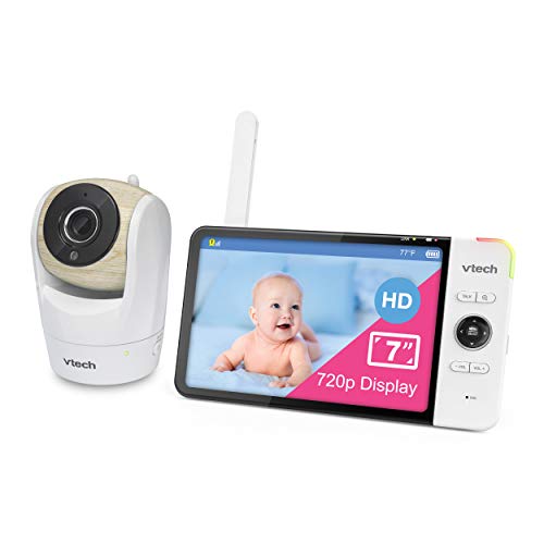 VTech VM919HD (Upgraded) Video Monitor with 7'' 720p Screen,360 Panoramic Viewing, 110 Wide-Angle View,Night Vision, Up to 1000ft Range, Secured Transmission No WiFi