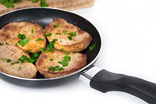 IMUSA Nonstick Bistro Saute Pan 8-Inch, Black