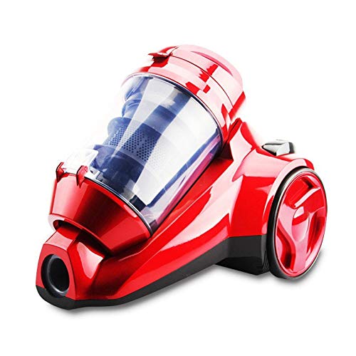 MEIERYA Horizontal Vacuum Cleaner,for Home Hard Floor Carpet Lightweight Power Strong Suction Powered Corded Canister Vacuum Cleaner, Red.