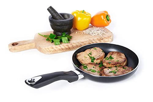 IMUSA Nonstick Bistro Saute Pan 8-Inch, Black