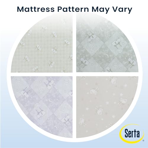 Serta Perfect Start Limited Dual Sided Baby Crib Mattress and Toddler Mattress, Breathable Fiber Core, GREENGUARD Gold Certified, Waterproof, 7 Year Warranty, Made in USA