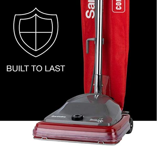 Sanitaire TRADITION Upright Commercial Bagged Vacuum, SC684G Red