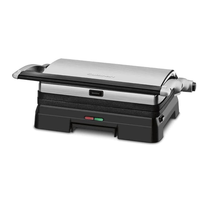 Cuisinart GR-11 Griddler 3-in-1 Grill and Panini Press, Silver