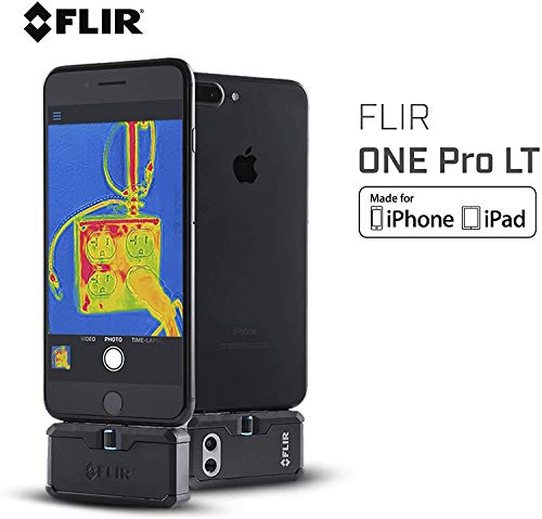 FLIR ONE Pro LT - High resolution Thermal Imaging Camera for iOS Smartphones (iPhone w/Lightning Port Only)