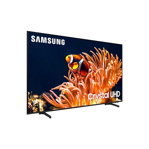 SAMSUNG 43-Inch Class 4K Crystal UHD DU8000 Series HDR Smart TV w/Object Tracking Sound Lite, Motion Xcelerator 120Hz, Ultra Slim Design, Gaming Hub, Alexa Built-in (UN43DU8000, 2024 Model)