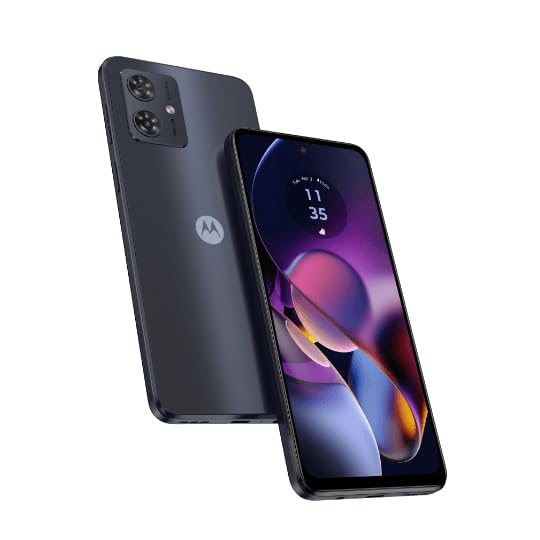 Motorola Moto G54 5G Dual SIM | 8+256GB ROM | GSM Unlocked Smartphone | 6.5" 120Hz IPS LCD Display | Android 13 | 50MP Camera | Li-Po 6000 mAh Battery | International Model - (Spatial Black)