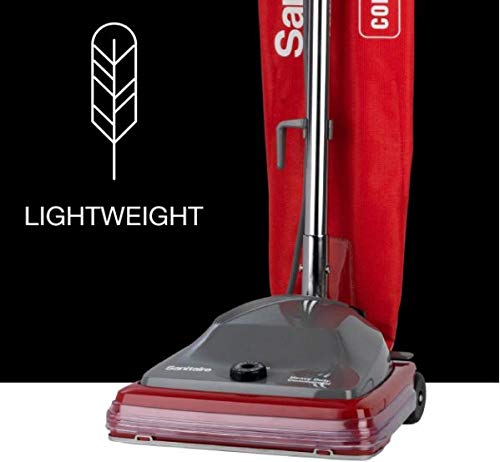 Sanitaire TRADITION Upright Commercial Bagged Vacuum, SC684G Red