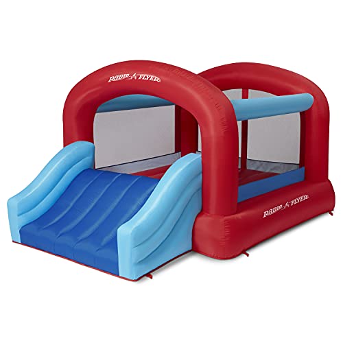 Radio Flyer Backyard Bouncer, Bounce House, Inflatable Jumper with Air Blower, Ages 3-8 Years