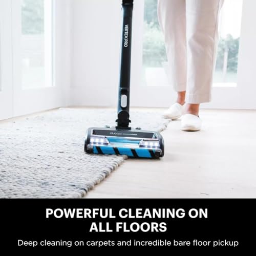 Shark IZ682H Vertex Pro Lightweight Cordless Stick Vacuum with DuoClean PowerFins, Black/Silver