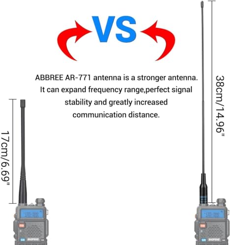 Baofeng UV-5R Ham Radio Long Range UV5R Wakie Talkies Dual Band VHF UHF Rechargeable Handheld Two Way Radio for Survival Gear,2Pack