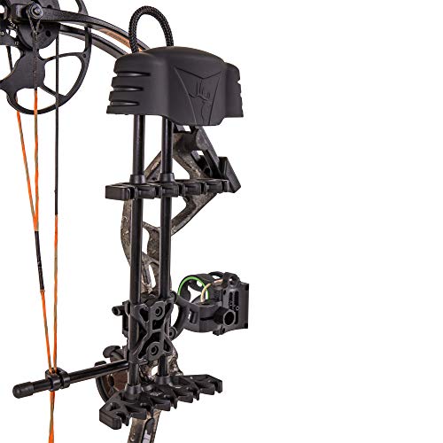 Bear Archery Royale Ready to Hunt Compound Bow Package for Adults and Youth, Left Hand, True Timber Strata