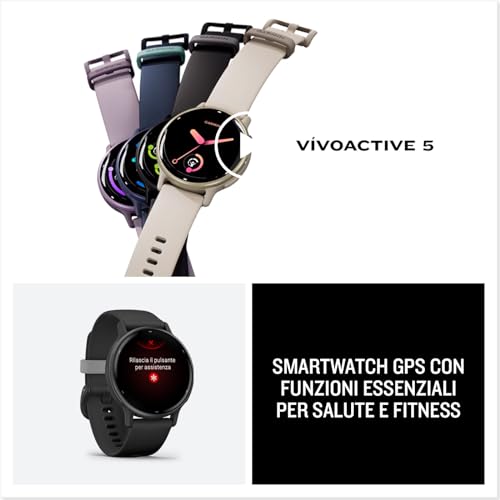 Garmin vívoactive 5, Health and Fitness GPS Smartwatch, AMOLED Display, Up to 11 Days of Battery, Orchid