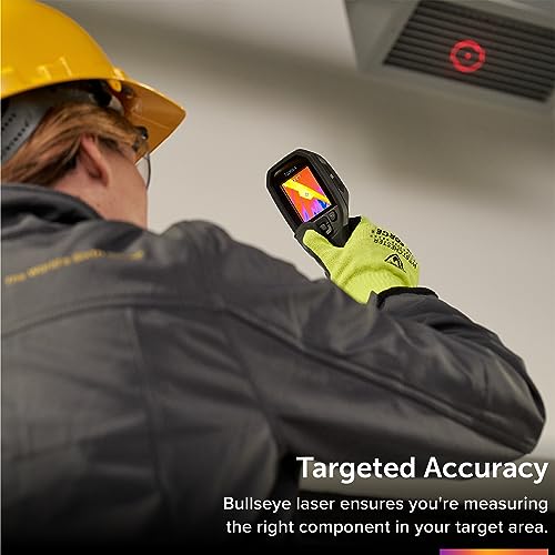 FLIR TG165-X Thermal Imaging Camera with Bullseye Laser: Commercial Grade Infrared Camera for Building Inspection, HVAC and Electrical