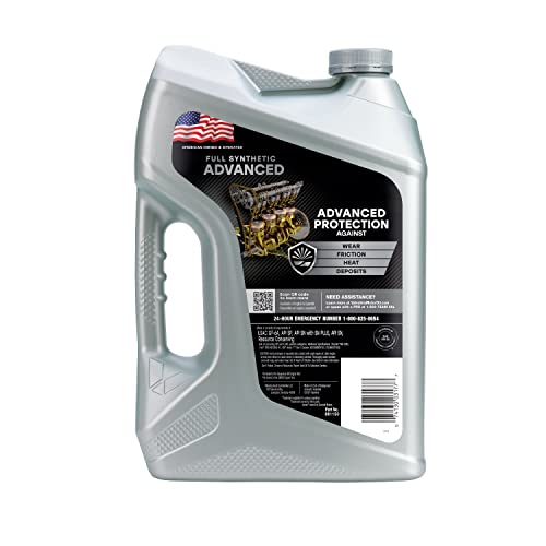 Valvoline Advanced Full Synthetic SAE 0W-20 Motor Oil 5 QT