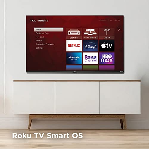 TCL 32-Inch Class S3 1080p LED Smart TV with Roku TV (32S350R, 2023 Model), Compatible with Alexa, Google Assistant, and Apple HomeKit Compatibility, Streaming FHD Television,Black