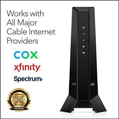 NETGEAR Nighthawk Multi-Gig Cable Modem CM2000 - Compatible with All Cable Providers incl. Xfinity, Spectrum, Cox | for Cable Plans Up to 2.5Gbps | DOCSIS 3.1 (Renewed)